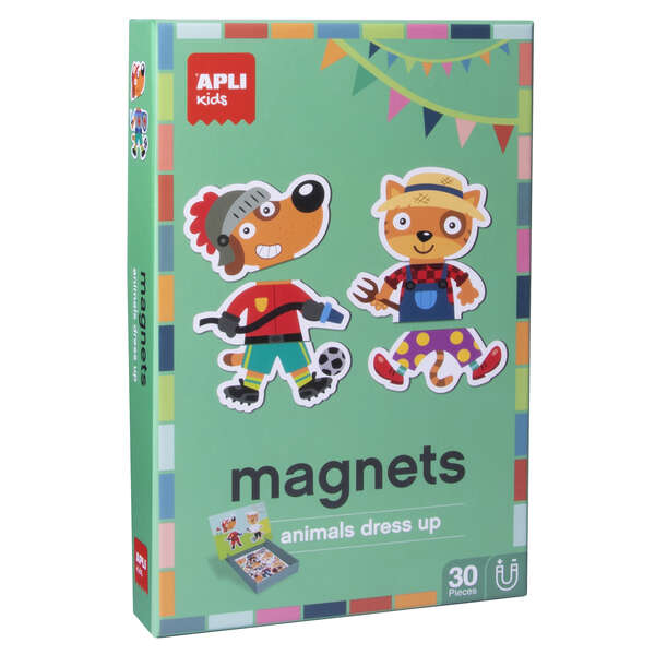 apli kids juego magnetico dress up profesiones escenario imantado de 28x18 30 fichas tematicas fomenta la imaginacion y la atencion diseño exclusivo colorido