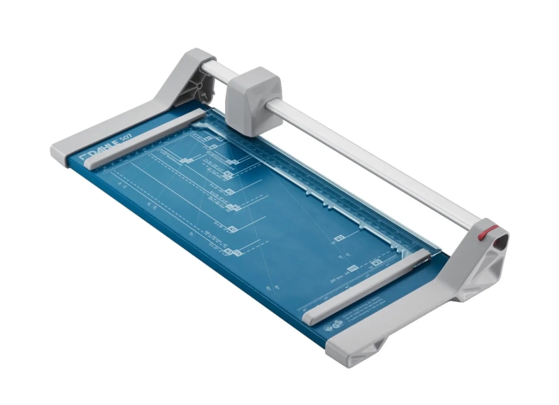 dahle 507 cizalla de rodillo formato a4 capacidad 8 hojas cuchilla circular autoafilable de acero