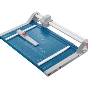 dahle 550 cizalla profesional de rodillo formato a4 capacidad 20 hojas cuchilla circular autoafilable de acero dos topes angulares