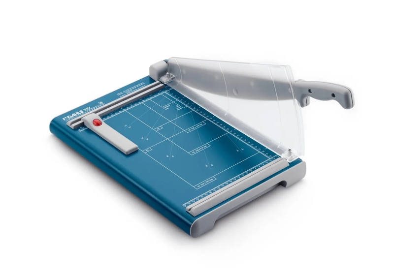 dahle 560 cizalla de palanca de precision formato a4 capacidad 25 hojas cuchilla de acero de solingen proteccion de cuchillla