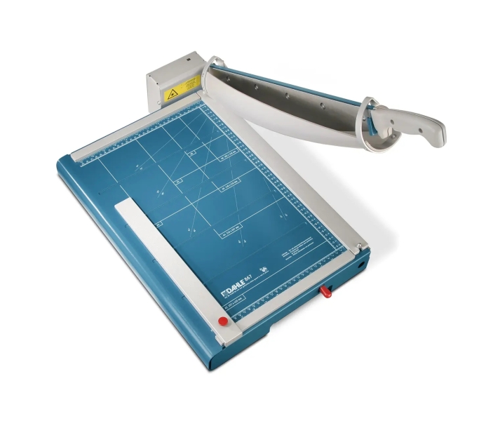 dahle 867 cizalla profesional de palanca formato a3 capacidad 35 hojas cuchilla de acero de solingen sistema automatico de seguridad
