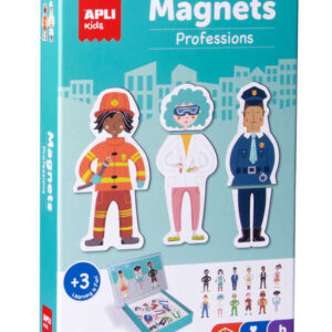 apli juego magnetico de las profesiones ayuda a familiarizarse con profesiones y oficios 36 fichas magneticas con diferentes personajes recomendado para niños a partir de 3 años