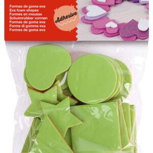 apli formas goma eva multicapa 25 u material de alta calidad multicolor facil de cortar y pegar