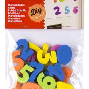apli imanes goma eva numeros 20u flexibles y coloridos ideales para manualidades y educacion