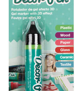 apli rotulador de gel 3d con acabado perlado 25ml ideal para decorar plastico, madera, papel, cristal, ceramica o textil personalizacion facil y espectacular color verde