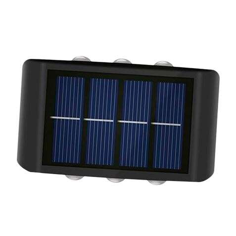 elbat aplique solar led 150lm panel solar integrado 2v, 150mah bateria 1.2v, 600mah