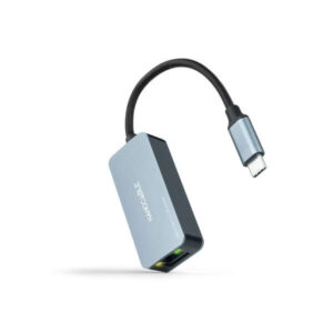 nanocable conversor usb c 3.2 gen1 ethernet 2.5g 15cm color gris