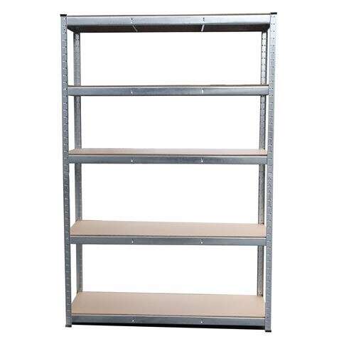blim estanteria galvanizada 5 baldas ajustables medidas 180x90x45cm peso max. 265kg por balda