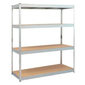 blim estanteria galvanizada 4 baldas ajustables medidas 180x160x60cm peso max. 600kg por balda