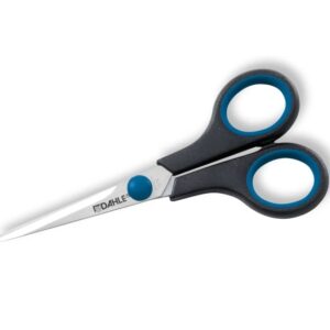dahle 54405 office comfort grip tijeras de acero templado 14cm hojas afiladas mangos revestidos de goma