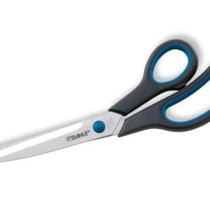 dahle 54410 office comfort grip tijeras de acero templado 25cm hojas afiladas mangos revestidos de goma