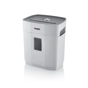 dahle papersafe 100 destructora de papel manual corte en particulas p 4 destruye hasta 5 hojas papelera de 12l apta para papel y tarjetas color gris