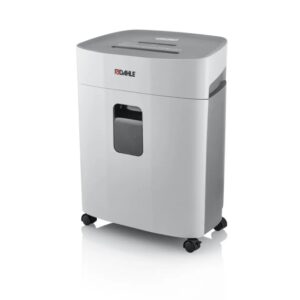 dahle papersafe 240 destructora de papel manual corte en particulas p 4 destruye hasta 10 hojas papelera de 25l con ruedas apta para papel, tarjetas, cd´s color gris