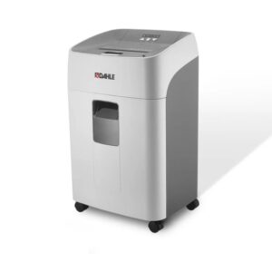 dahle shredmatic 300 destructora de papel automatica corte en particulas p 4 autoalimentacion 300 hojas, manual 14 hojas papelera de 40l con ruedas apta para papel, tarjetas, cd´s color gris
