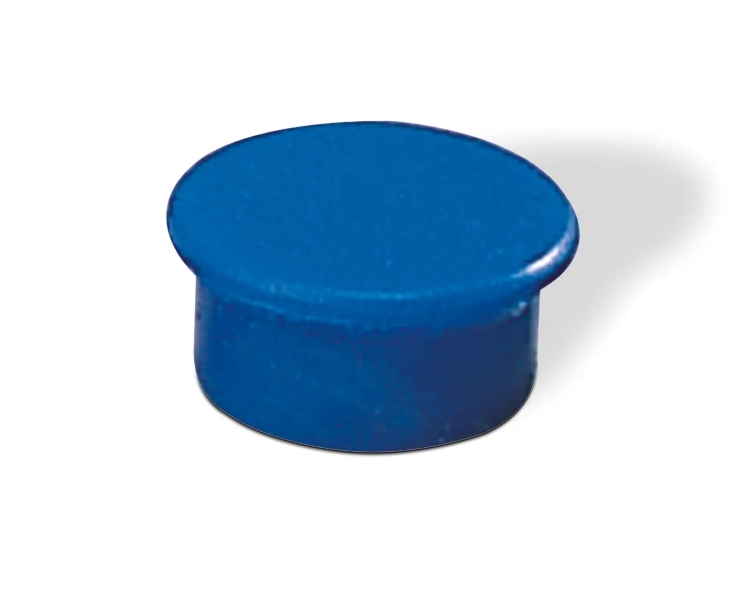 dahle 95513 pack de 10 imanes para pizarra blanca diametro de 13mm color azul