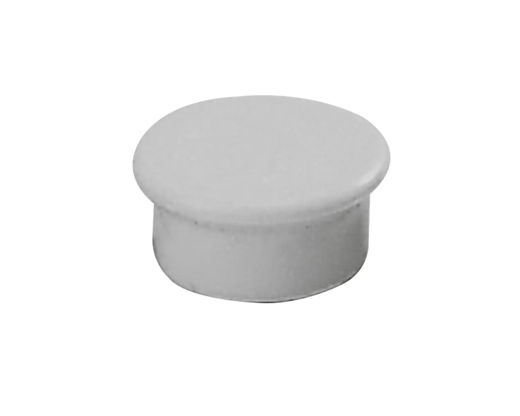 dahle 95513 pack de 10 imanes para pizarra blanca diametro de 13mm color gris