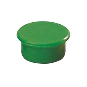dahle 95513 pack de 10 imanes para pizarra blanca diametro de 13mm color verde