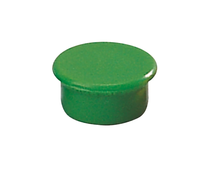 dahle 95513 pack de 10 imanes para pizarra blanca diametro de 13mm color verde