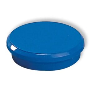 dahle 95524 pack de 10 imanes para pizarra blanca diametro de 24mm color azul