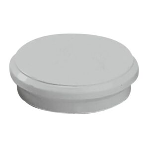 dahle 95524 pack de 10 imanes para pizarra blanca diametro de 24mm color gris