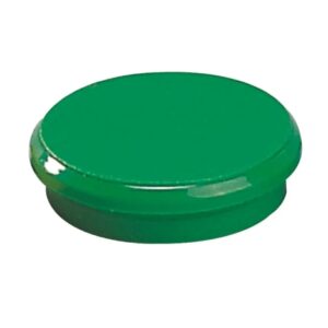 dahle 95524 pack de 10 imanes para pizarra blanca diametro de 24mm color verde
