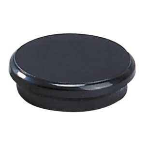 dahle 95524 pack de 10 imanes para pizarra blanca diametro de 24mm color negro
