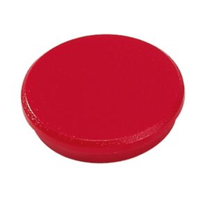 dahle 95532 pack de 10 imanes para pizarra blanca diametro de 32mm color rojo