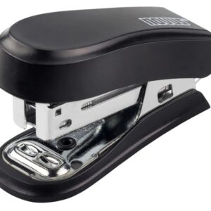 novus mini grapadora compacta hasta 12 hojas grapado cerrado y abierto incluye 320 grapas color negro