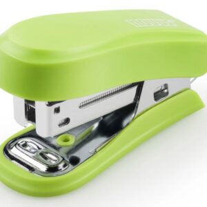 novus mini grapadora compacta hasta 12 hojas grapado cerrado y abierto incluye 320 grapas color verde