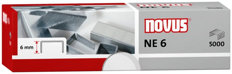 novus ne 6 caja de 5000 grapas ne 6 galvanizadas para grapadoras electricas