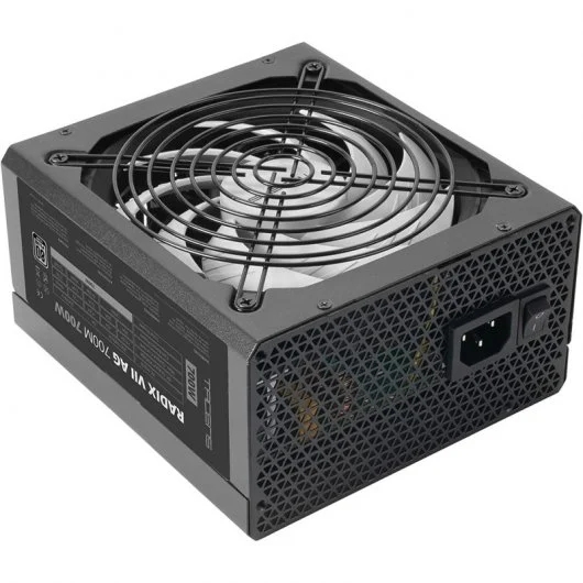 tacens radix vii ag 700m fuente de alimentacion 80 plus silver 700w atx pfc activo ventilador 140mm