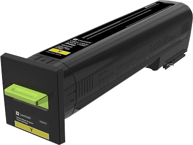 lexmark cs820/cx820/cx825/cx860 amarillo cartucho de toner original 72k20y0/72k20ye