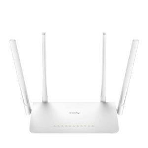 cudy wr1300 smart router wifi ac1200 doble banda 1x puerto wan 1000/100/10 mbps y 4x puertos lan 1000/100/10 mbps 4 antenas externas