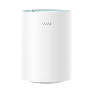 cudy m1300 sistema wifi mesh ac1200 dual band 867mbps en 5ghz, 300mbps en 2,4ghz 1x puerto lan 1000/100/10mbps, 1x puerto wan 1000/100/10mbps 2 antenas internas