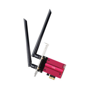cudy we3000s adaptador de red pci e ax5400 wifi 6e tri banda bluetooth 5.2 2 antenas externas