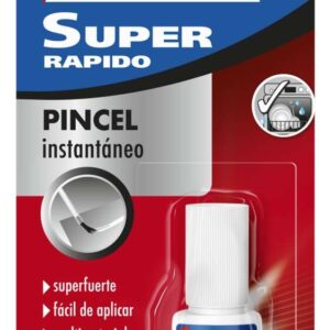 imedio super rapido bote de pegamento instantaneo con pincel 5gr transparente multimaterial