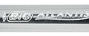 bic atlantis classic boligrafo retractil punta de 1mm cuerpo transparente con grip color negro