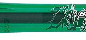 bic gel ocity illusion boligrafo de tinta gel borrable punta media de 0.7mm recargable grip de goma clip de plastico color verde
