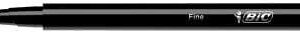 bic intensity fine rotulador de punta fina de 0.8mm trazo de 0.4mm tinta con base de agua color rojo