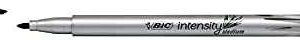 bic intensity medium rotulador de punta media de 0.8mm tinta con base de agua color negro