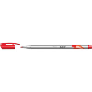bic intensity medium rotulador de punta media de 0.8mm tinta con base de agua color rojo