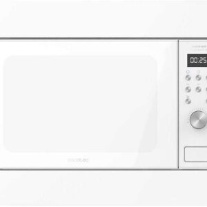 cecotec grandheat 2000 built in white microondas encastrable con grill 20l 700w temporizador hasta 95min 9 funciones preconfiguradas