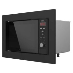 cecotec grandheat 2350 built in black microondas encastrable con grill 23l 900w temporizador 9 funciones preconfiguradas