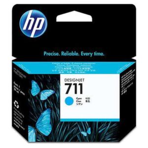 hp 711 cyan cartucho de tinta original cz130a