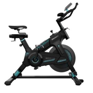 cecotec drumfit indoor 23000 kosmos pro bicicleta indoor estatica tecnologia dynamic pro volante de inercia de 23kg pantalla lcd manillar y sillin deportivos sensor de frecuencia cardiaca