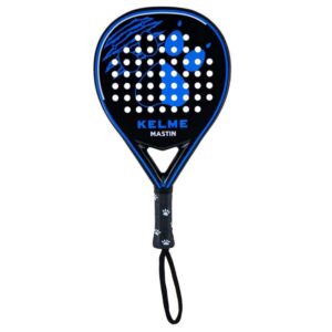 kelme mastin pala de padel forma mixta marco y cara 100% fibra de vidrio nucleo goma eva