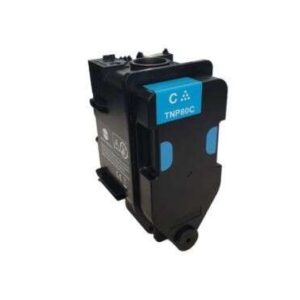 konica minolta tnp80 cyan cartucho de toner original tnp80c/aajw452
