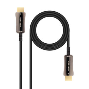 nanocable cable hdmi v2.1 aoc macho a hdmi v2.1 macho 10m 8k@60hz 4k@120hz 48gbps color negro