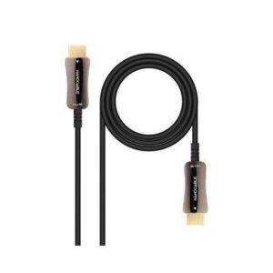 nanocable cable hdmi v2.1 aoc macho a hdmi v2.1 macho 20m 8k@60hz 4k@120hz 48gbps color negro