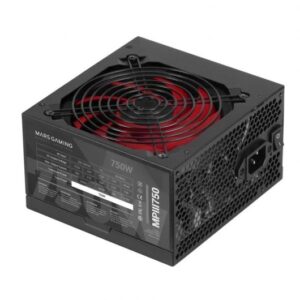 mars gaming mpiii750 fuente de alimentacion 750w atx 85% de eficiencia pfc activo silenciosa
